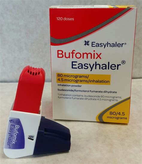 ufomix|Bufomix Easyhaler 160 micrograms/4.5 micrograms 